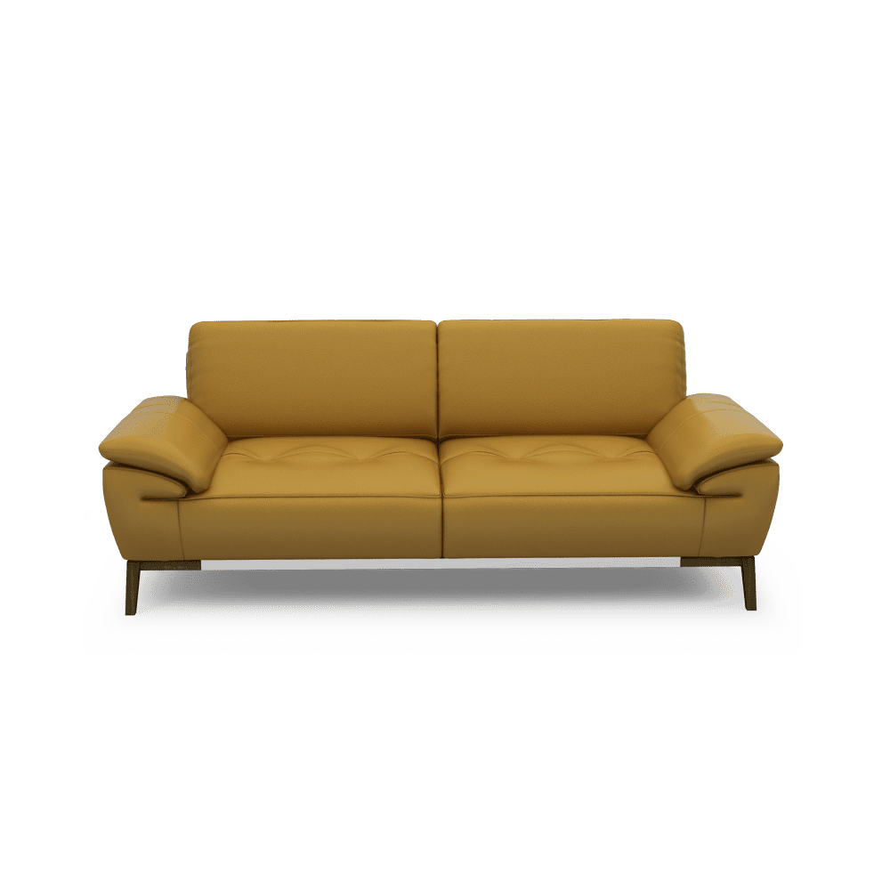 FIBSEN - Modular Fabric / Leather Sofa (3-seater)