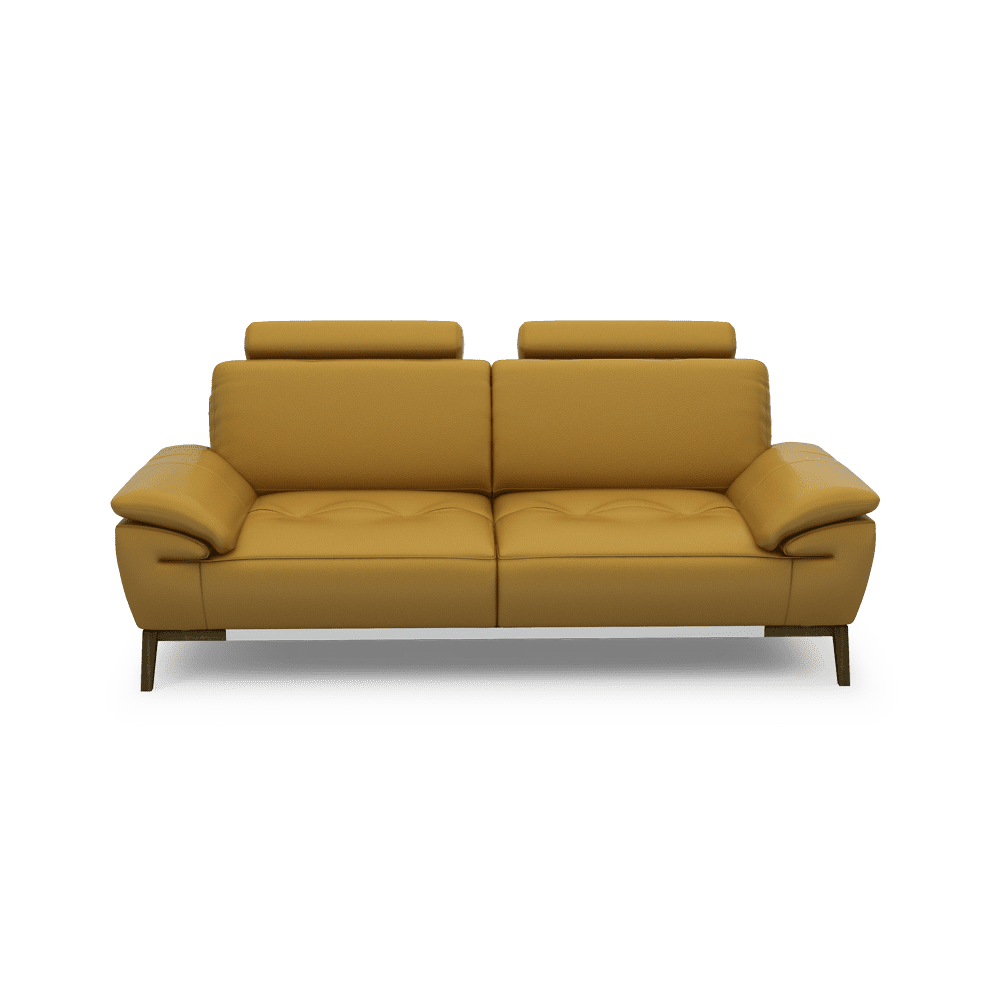 FIBSEN - Modular Fabric / Leather Sofa (3-seater)