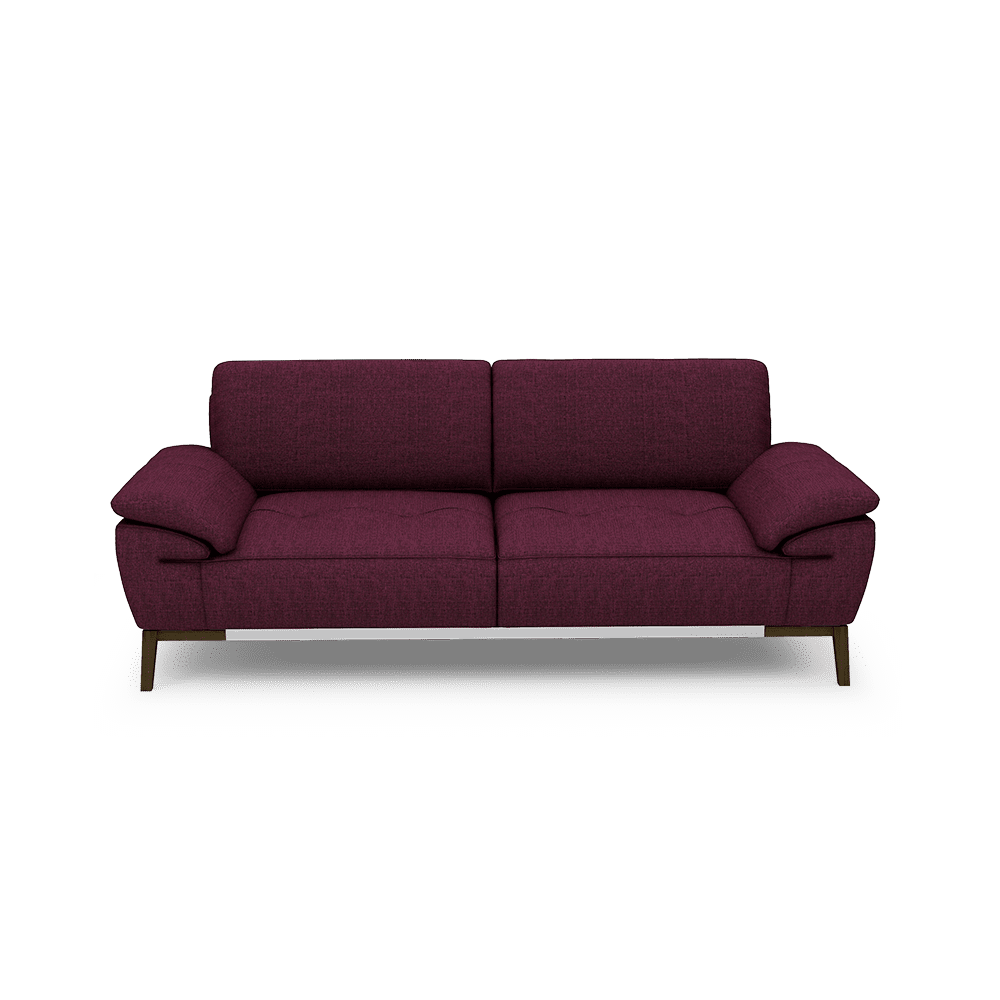 FIBSEN - Modular Fabric / Leather Sofa (3-seater)