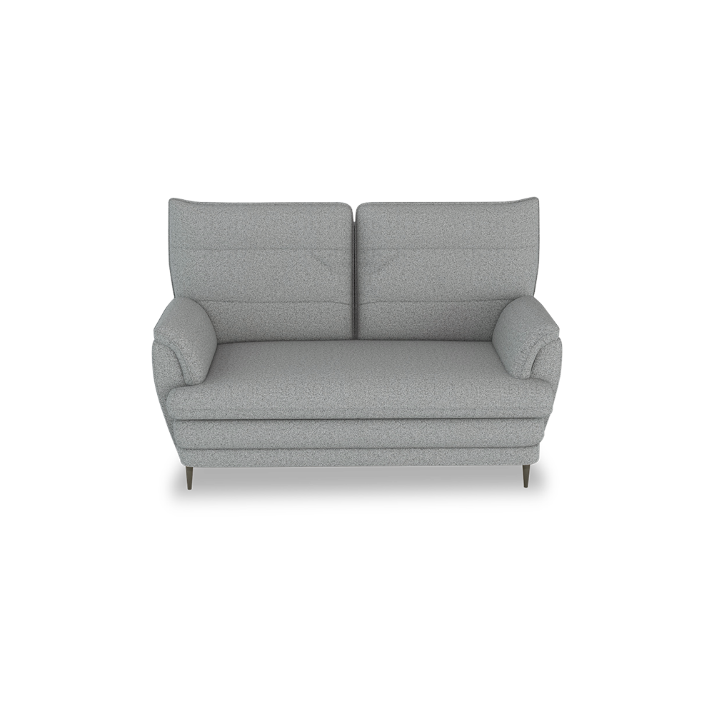 GENERAL - High Back Fabric / Leather Sofa (2-seater)