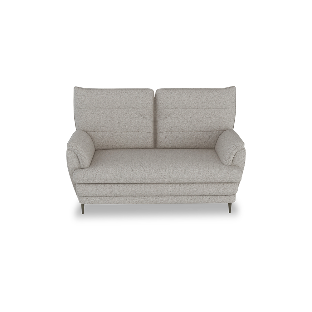 GENERAL - High Back Fabric / Leather Sofa (2-seater)