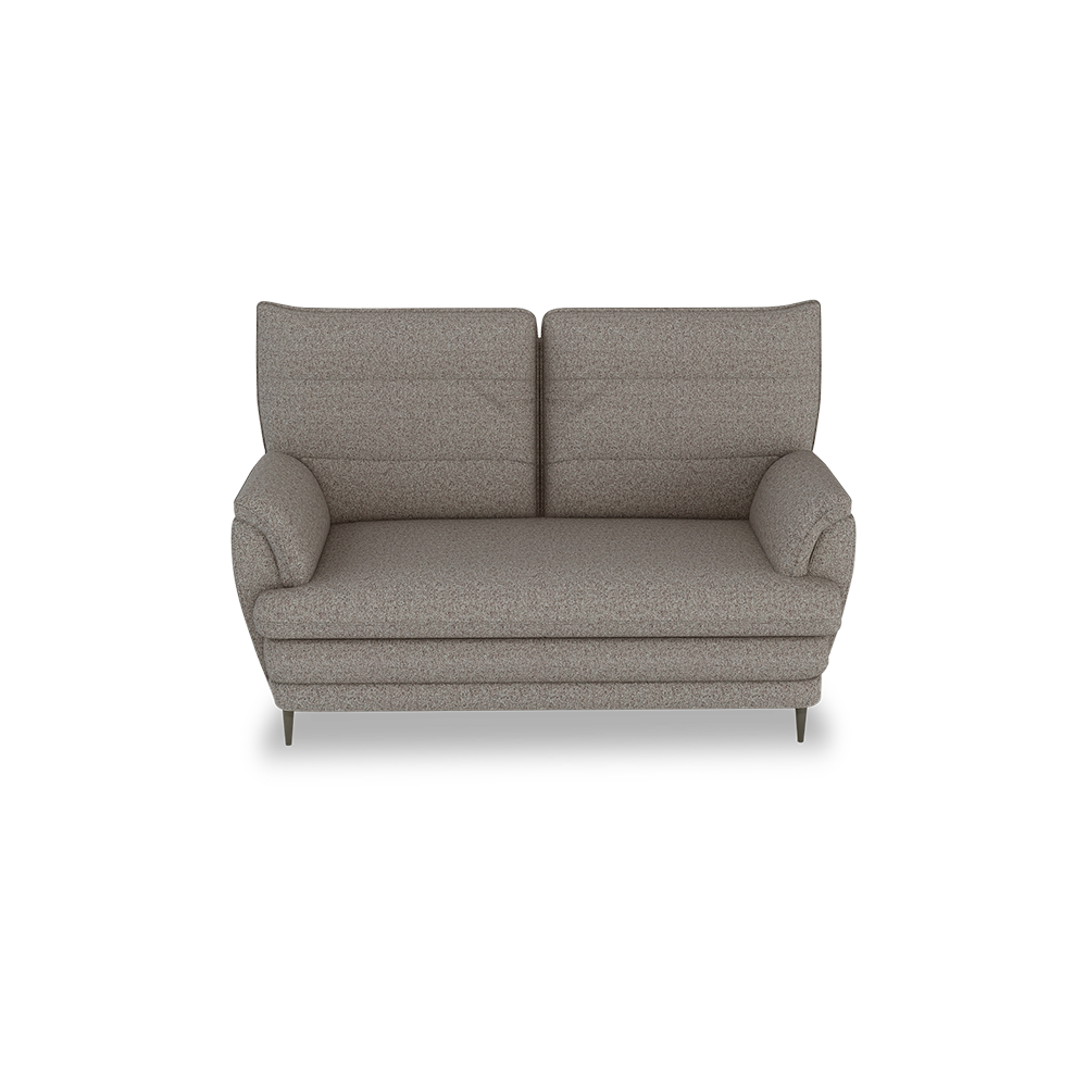 GENERAL - High Back Fabric / Leather Sofa (2-seater)