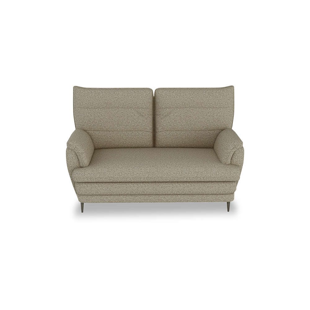 GENERAL - High Back Fabric / Leather Sofa (2-seater)