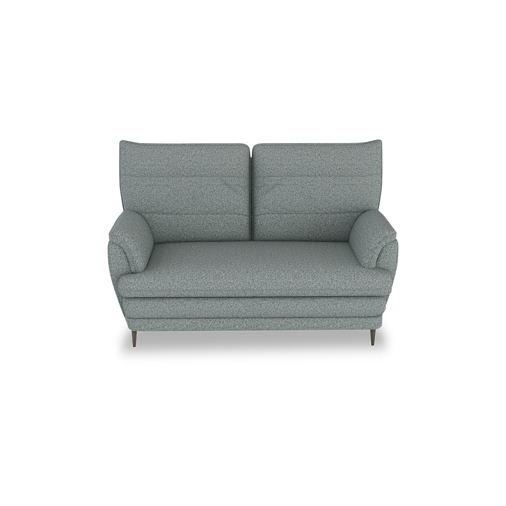 GENERAL - High Back Fabric / Leather Sofa (2-seater)