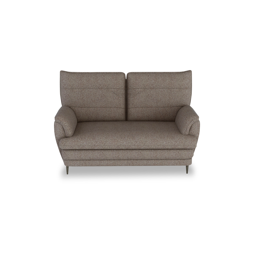 GENERAL - High Back Fabric / Leather Sofa (2-seater)