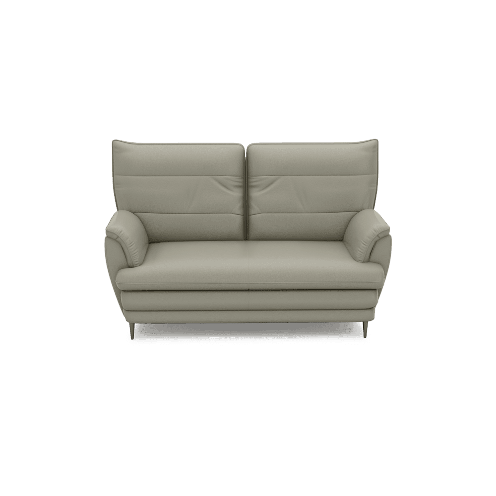 GENERAL - High Back Fabric / Leather Sofa (2-seater)
