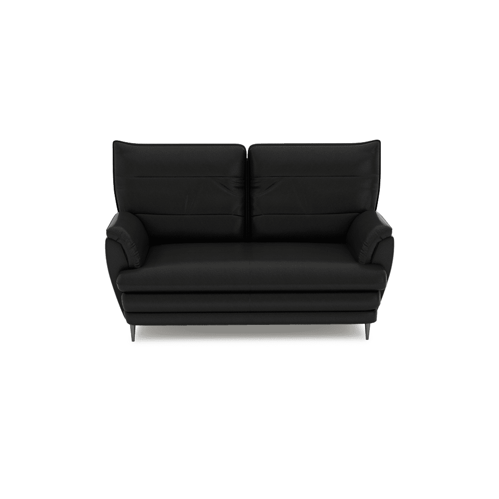 GENERAL - High Back Fabric / Leather Sofa (2-seater)