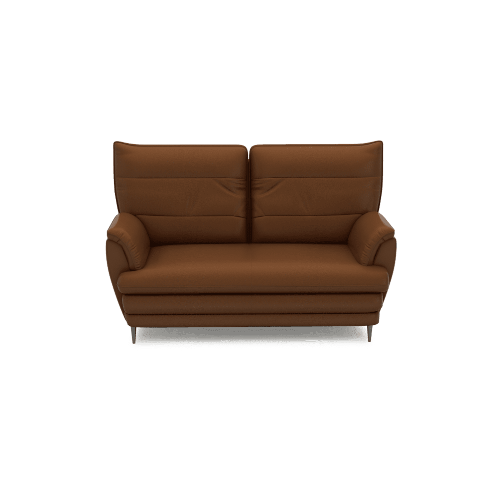 GENERAL - High Back Fabric / Leather Sofa (2-seater)