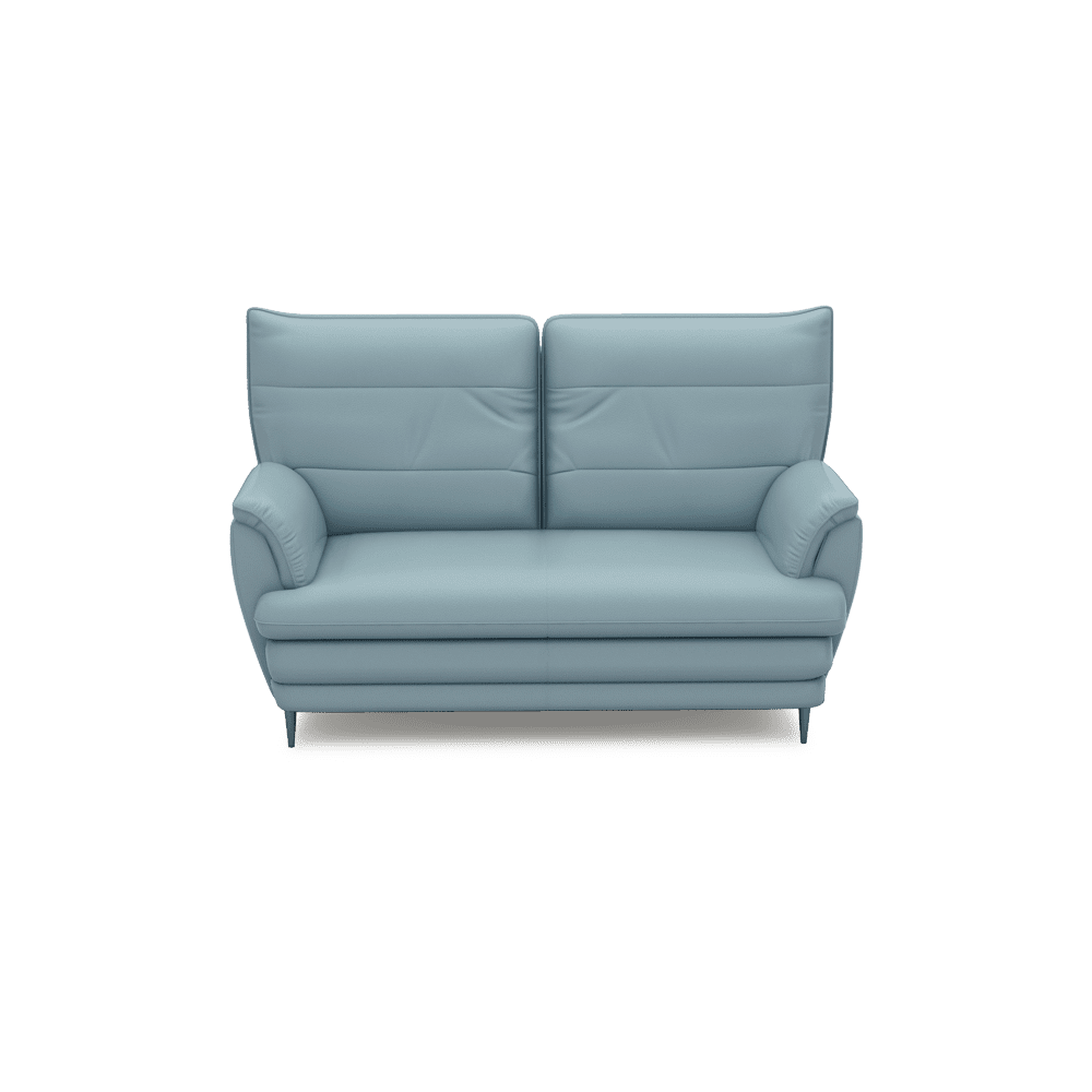 GENERAL - High Back Fabric / Leather Sofa (2-seater)