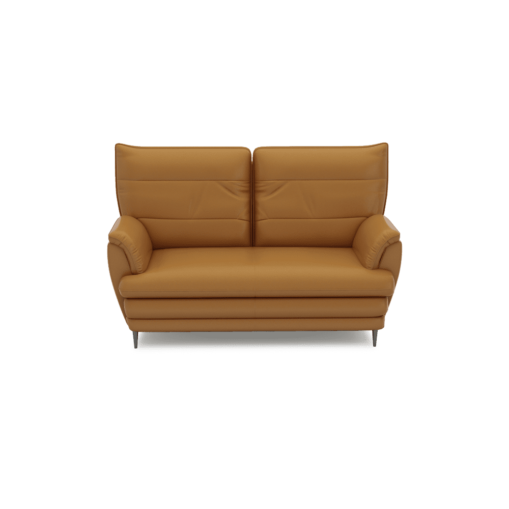 GENERAL - High Back Fabric / Leather Sofa (2-seater)