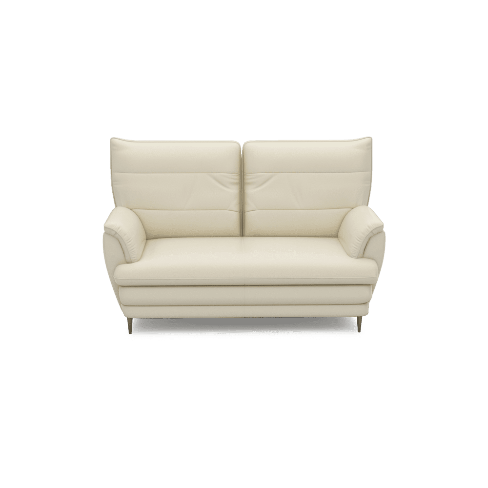 GENERAL - High Back Fabric / Leather Sofa (2-seater)