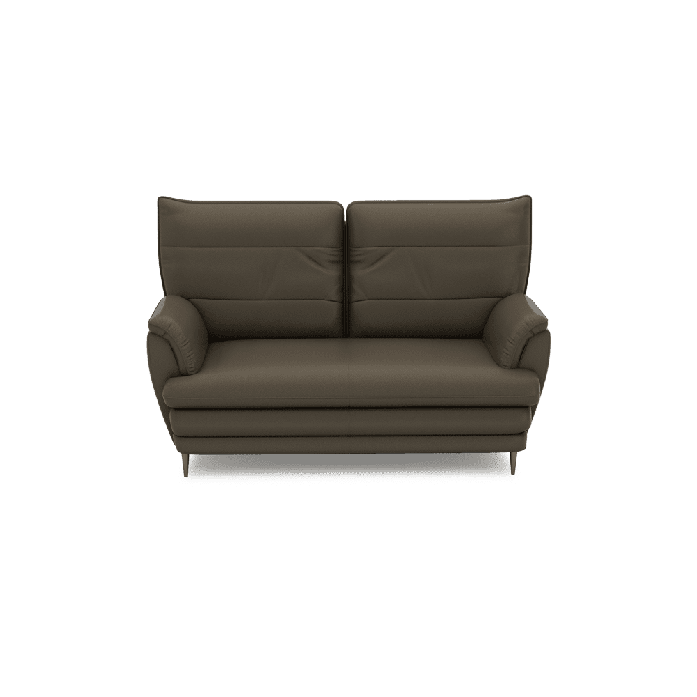 GENERAL - High Back Fabric / Leather Sofa (2-seater)