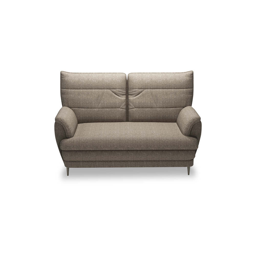 GENERAL - High Back Fabric / Leather Sofa (2-seater)