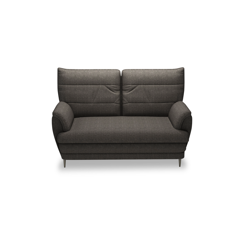 GENERAL - High Back Fabric / Leather Sofa (2-seater)