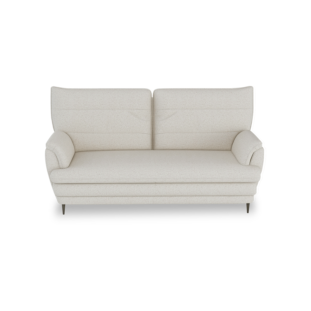 GENERAL - High Back Fabric / Leather Sofa (3-seater)