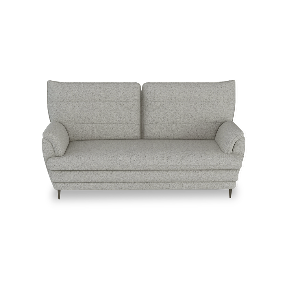 GENERAL - High Back Fabric / Leather Sofa (3-seater)