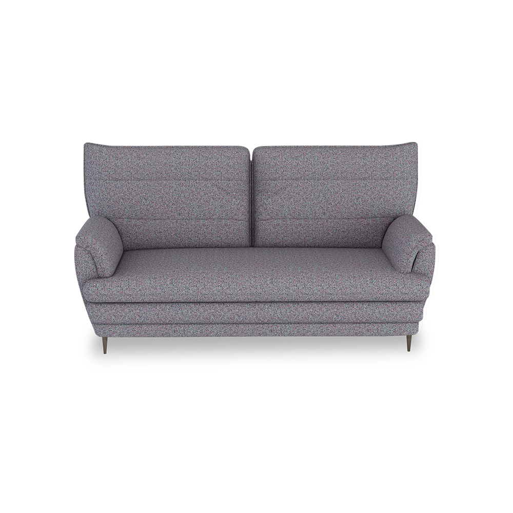 GENERAL - High Back Fabric / Leather Sofa (3-seater)