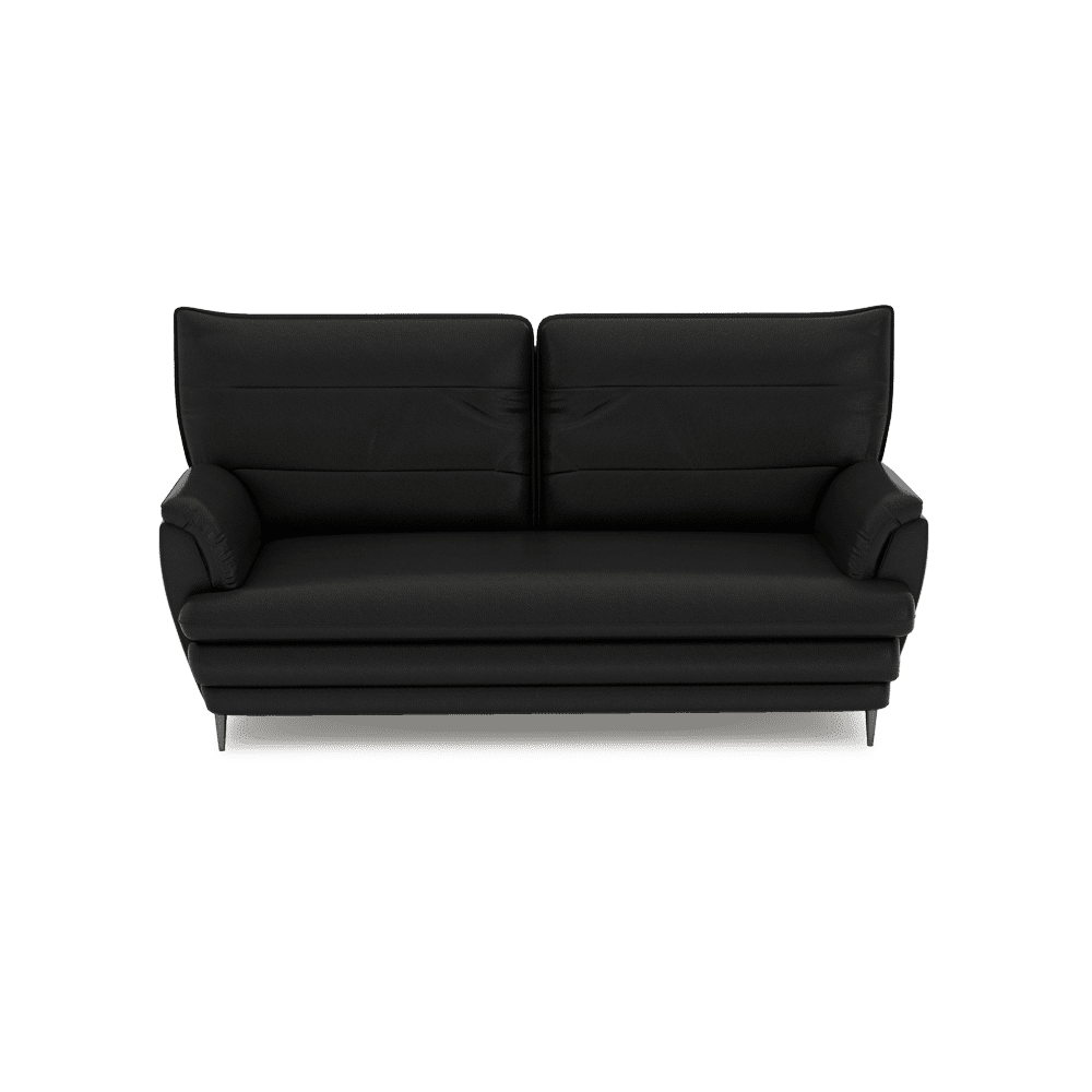 GENERAL - High Back Fabric / Leather Sofa (3-seater)