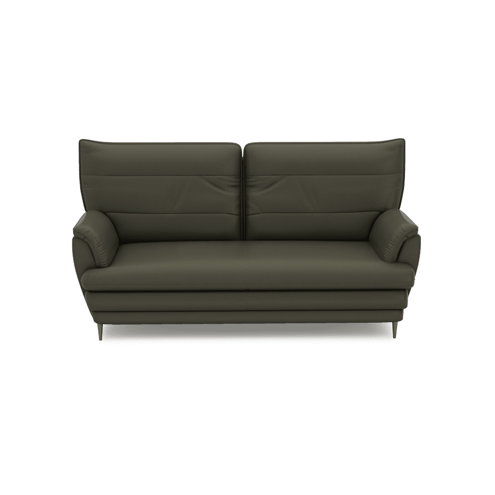 GENERAL - High Back Fabric / Leather Sofa (3-seater)