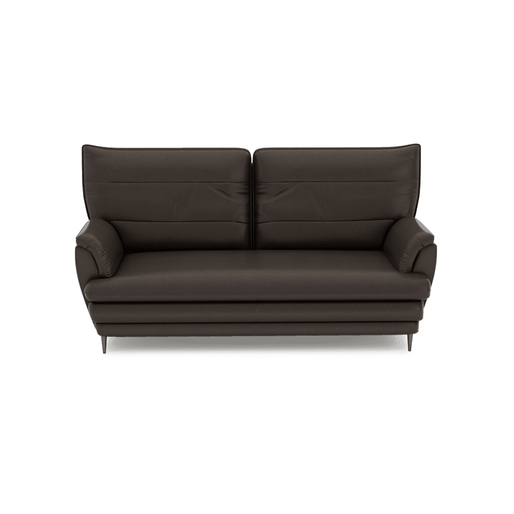 GENERAL - High Back Fabric / Leather Sofa (3-seater)