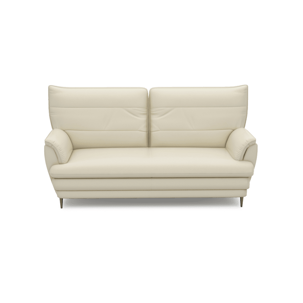 GENERAL - High Back Fabric / Leather Sofa (3-seater)