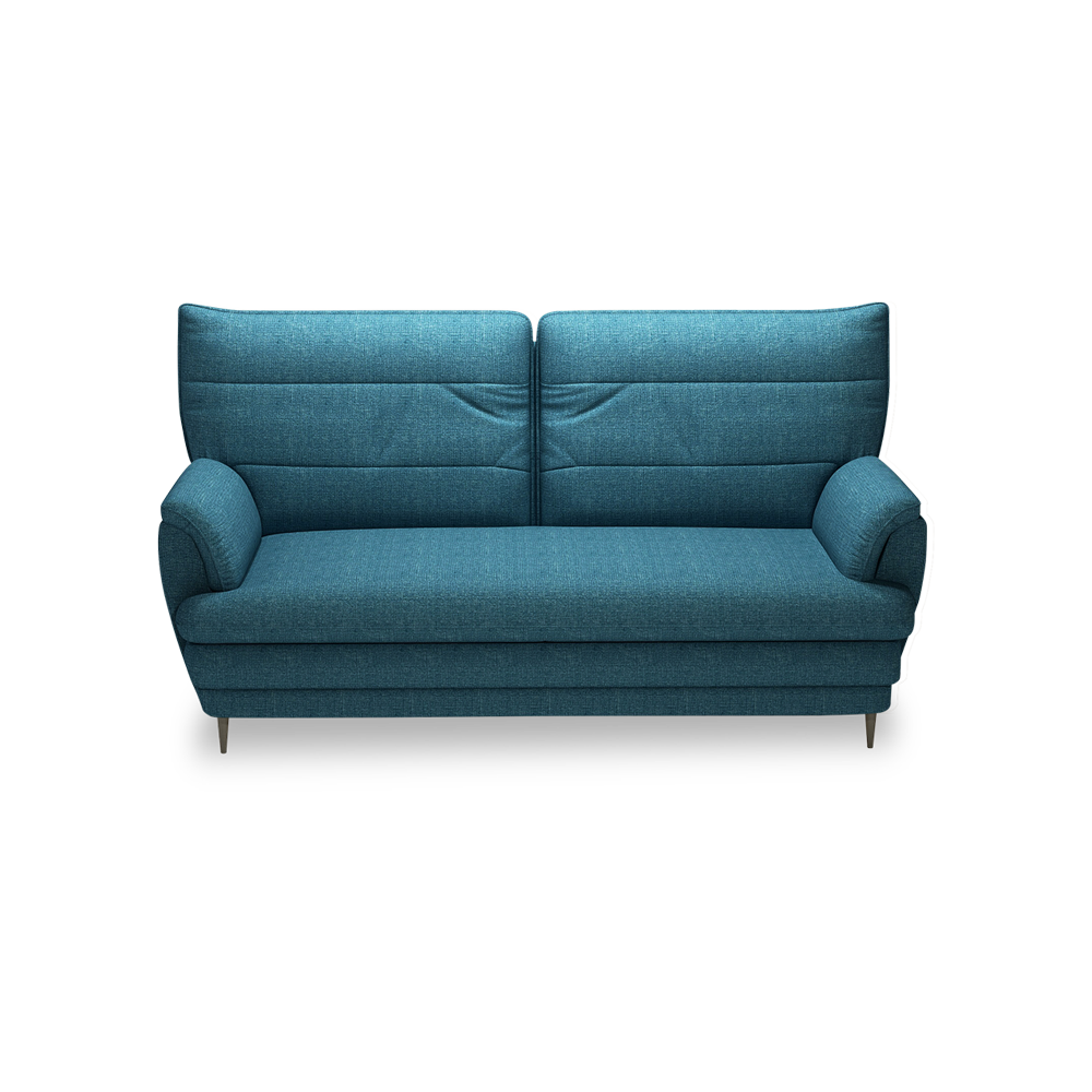 GENERAL - High Back Fabric / Leather Sofa (3-seater)