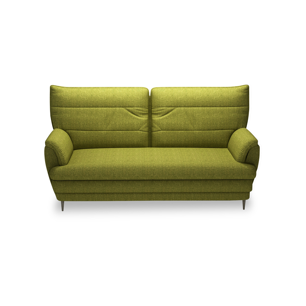 GENERAL - High Back Fabric / Leather Sofa (3-seater)
