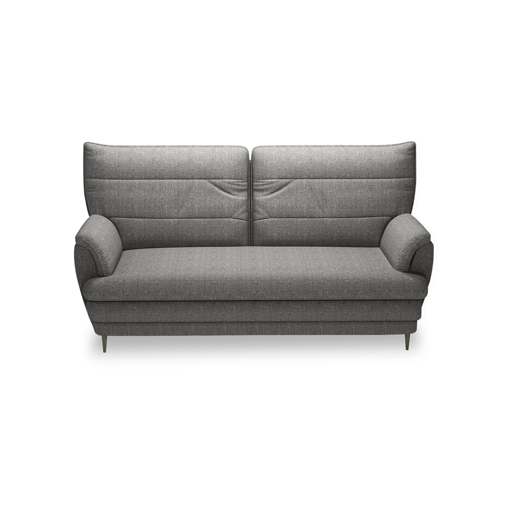 GENERAL - High Back Fabric / Leather Sofa (3-seater)