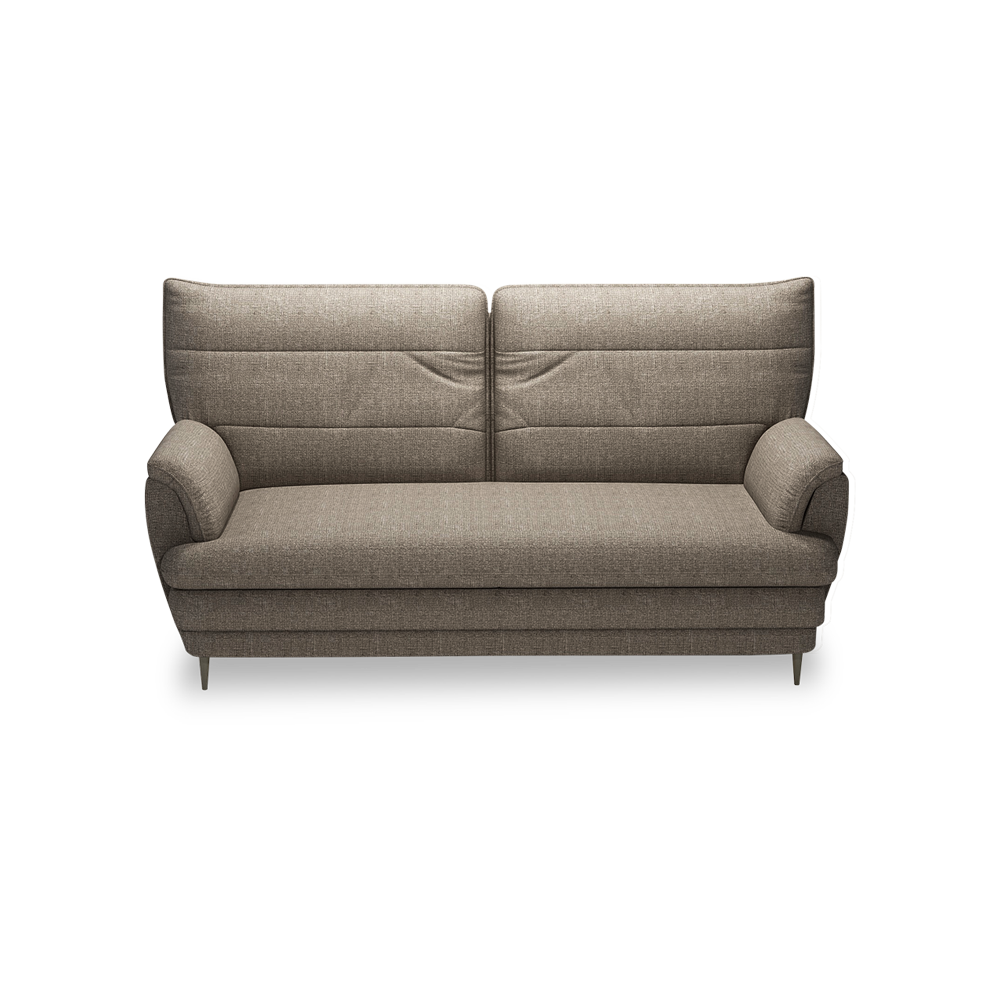 GENERAL - High Back Fabric / Leather Sofa (3-seater)