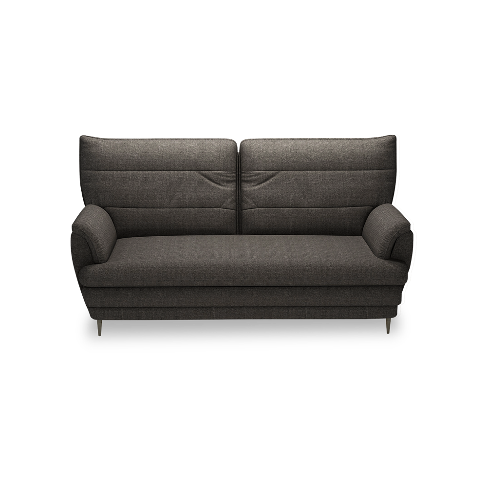 GENERAL - High Back Fabric / Leather Sofa (3-seater)