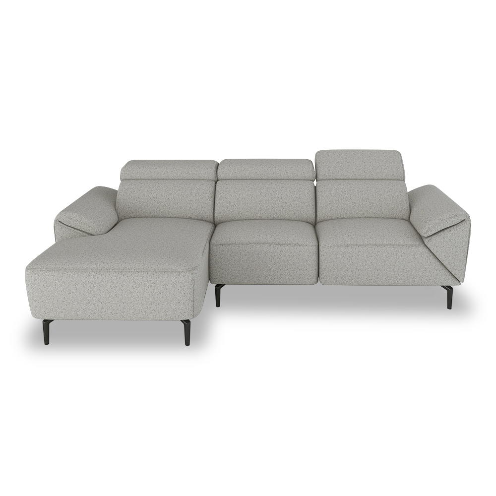 CITRON - Modular Fabric / Leather Sofa (L-shaped)