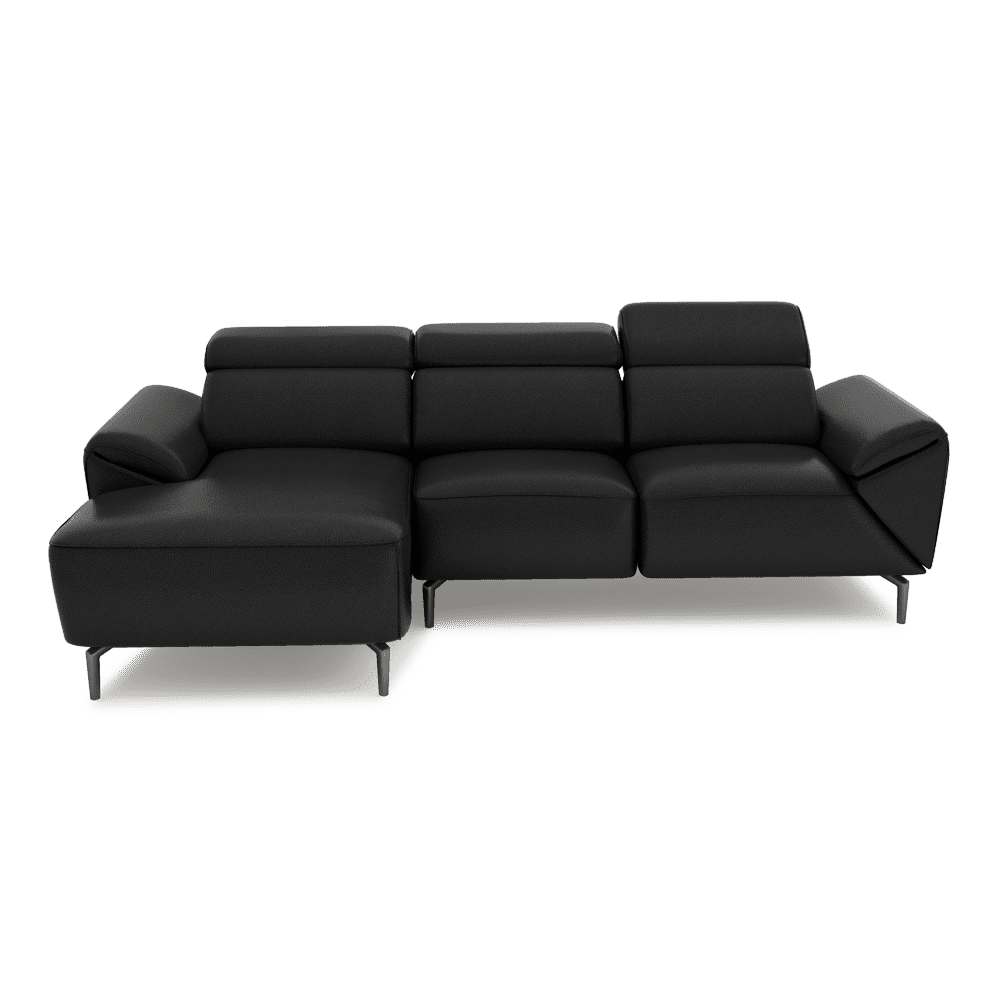 CITRON - Modular Fabric / Leather Sofa (L-shaped)