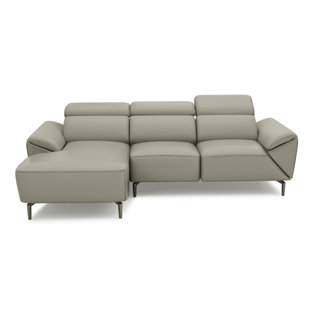 CITRON - Modular Fabric / Leather Sofa (L-shaped)