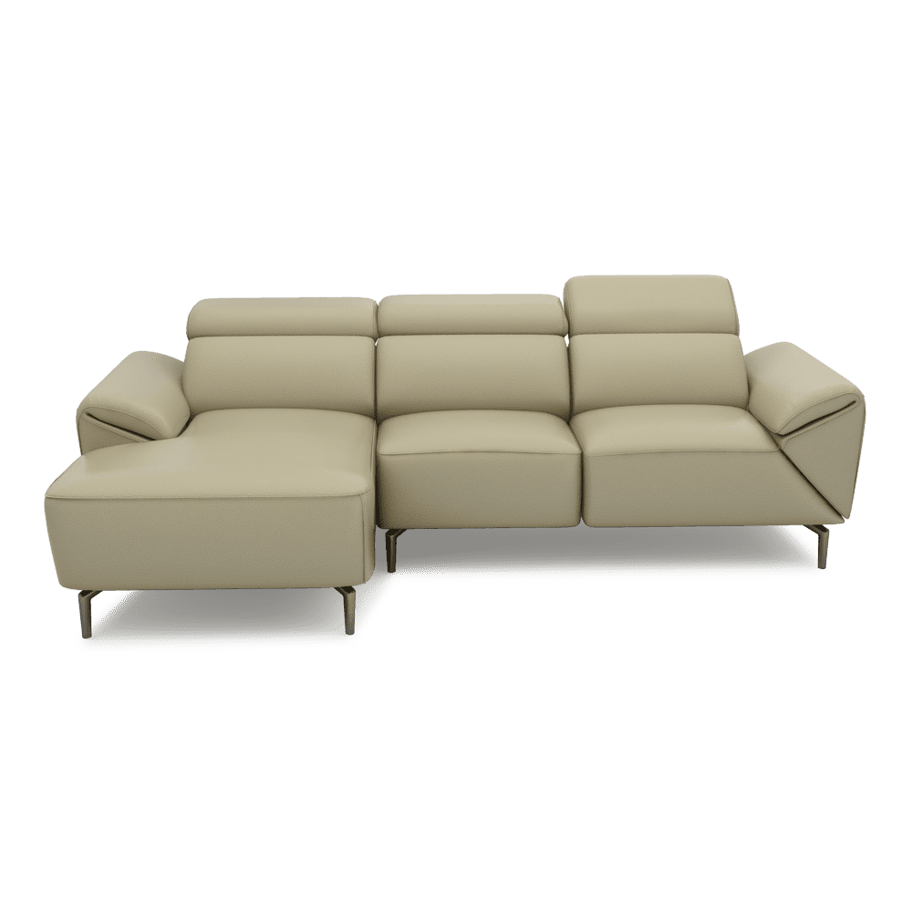 CITRON - Modular Fabric / Leather Sofa (L-shaped)