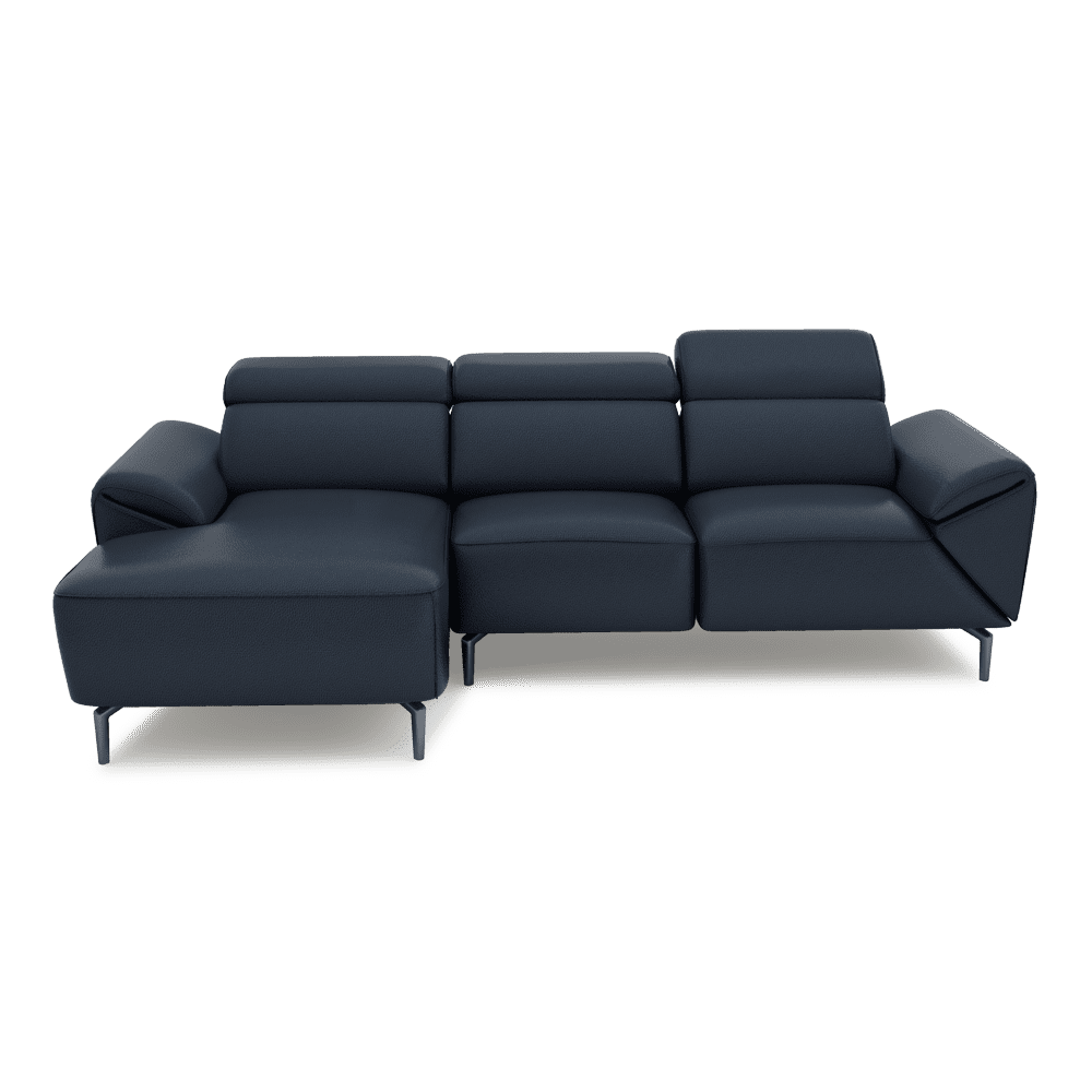CITRON - Modular Fabric / Leather Sofa (L-shaped)