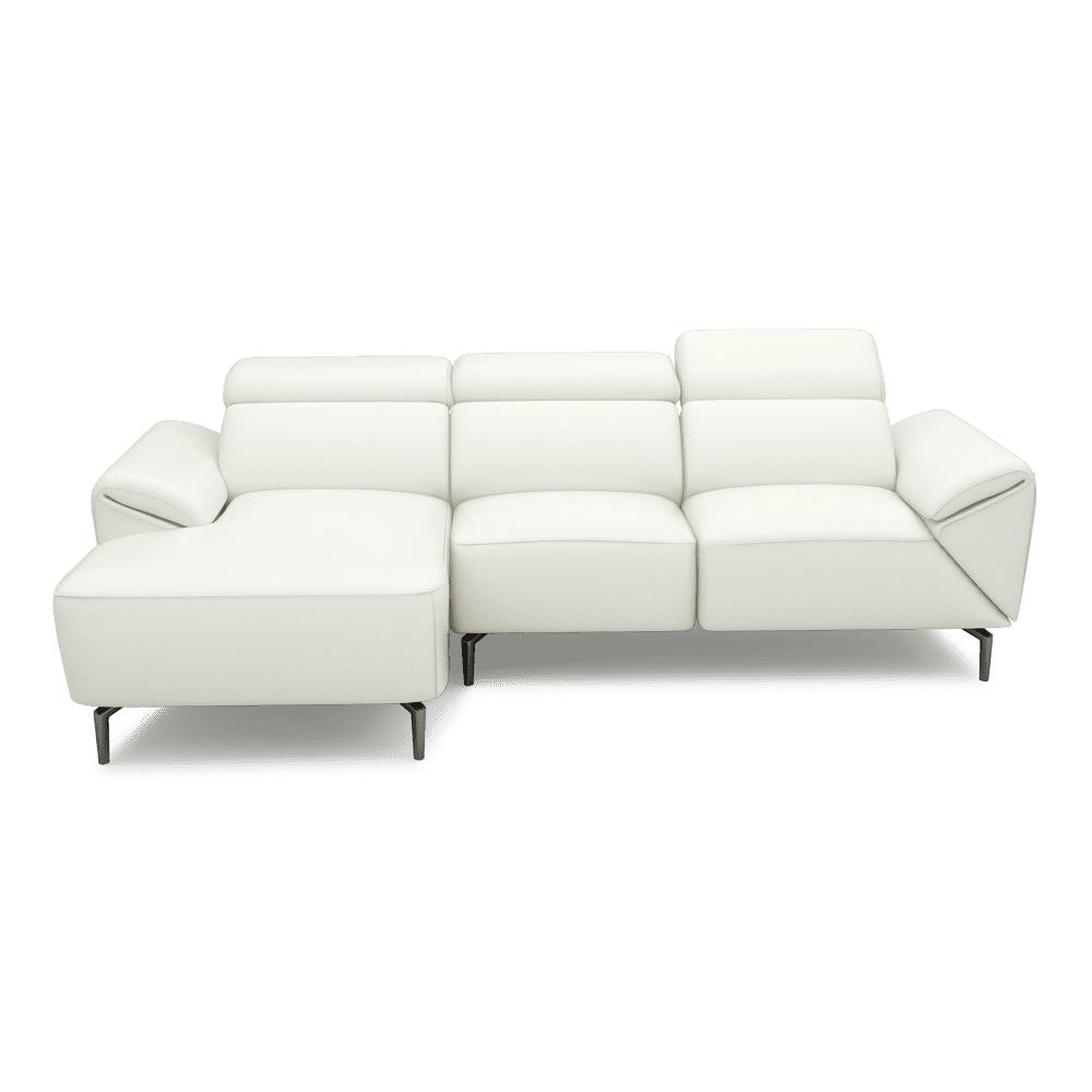 CITRON - Modular Fabric / Leather Sofa (L-shaped)