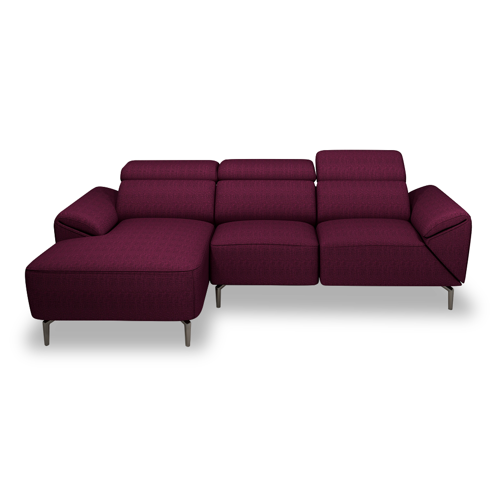 CITRON - Modular Fabric / Leather Sofa (L-shaped)