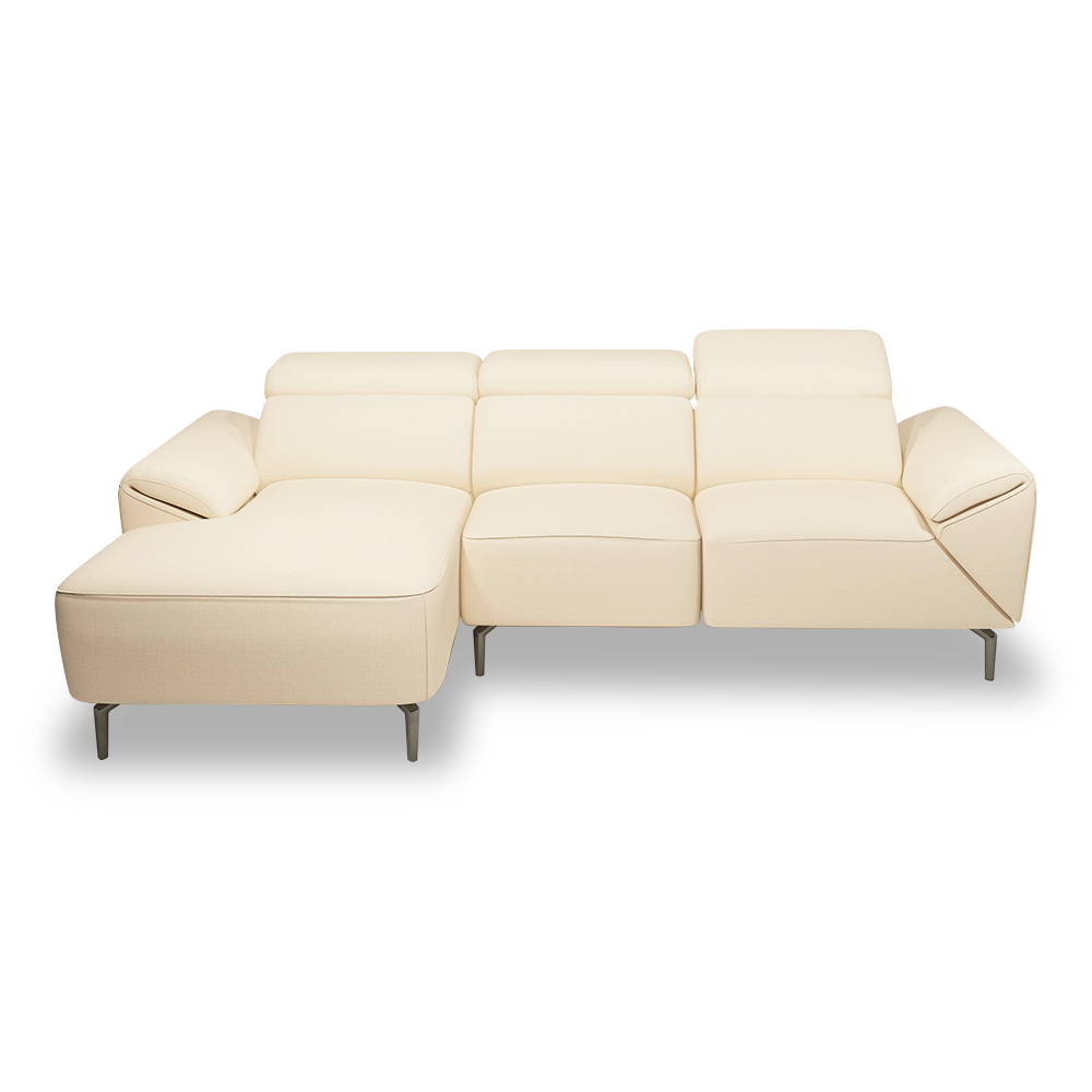 CITRON - Modular Fabric / Leather Sofa (L-shaped)