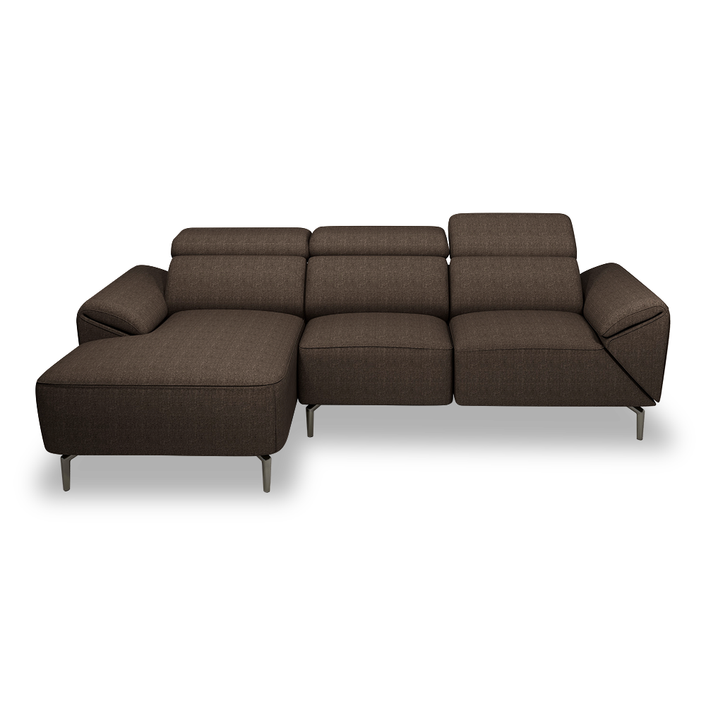 CITRON - Modular Fabric / Leather Sofa (L-shaped)