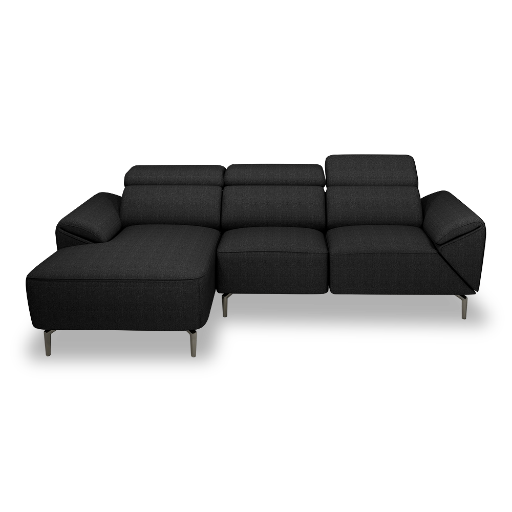 CITRON - Modular Fabric / Leather Sofa (L-shaped)