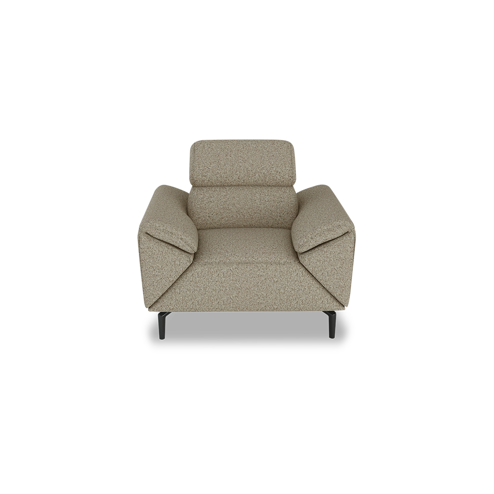 CITRON - Modular Fabric / Leather Sofa (1-seater)