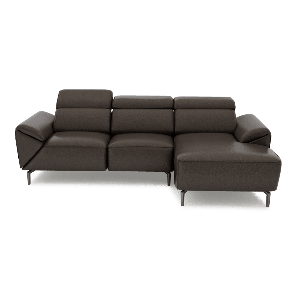 CITRON - Modular Fabric / Leather Sofa (L-shaped)