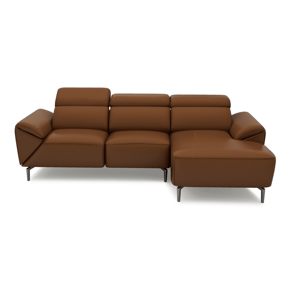 CITRON - Modular Fabric / Leather Sofa (L-shaped)