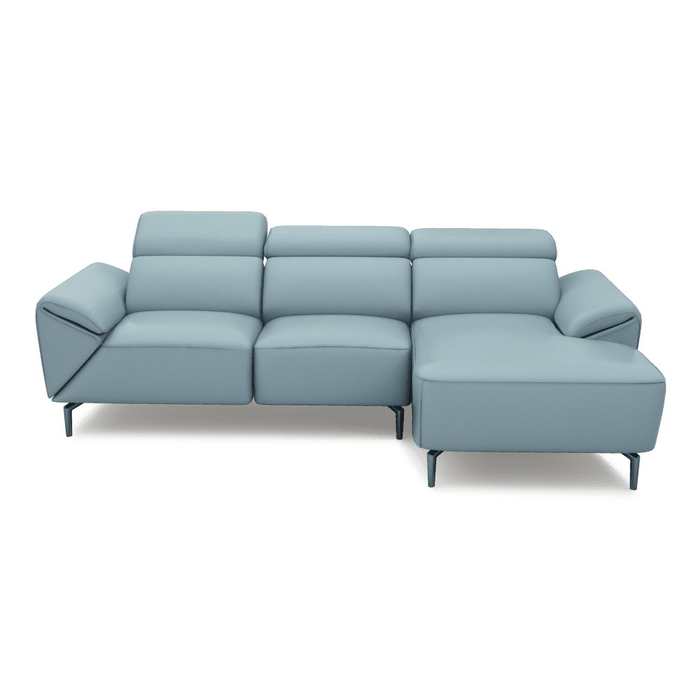CITRON - Modular Fabric / Leather Sofa (L-shaped)