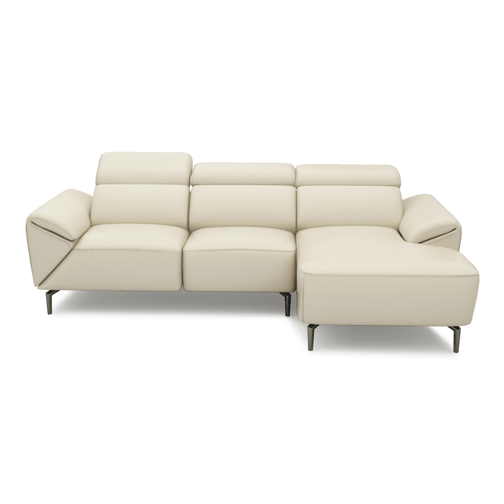 CITRON - Modular Fabric / Leather Sofa (L-shaped)