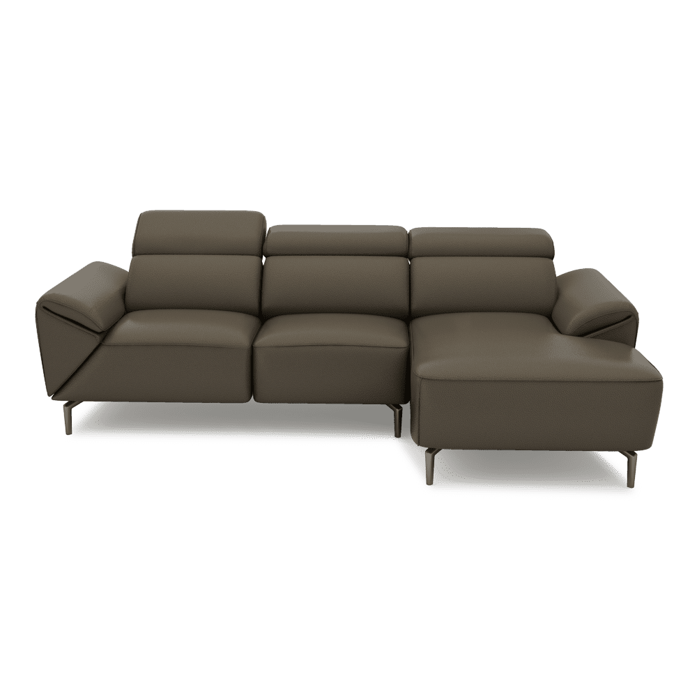 CITRON - Modular Fabric / Leather Sofa (L-shaped)