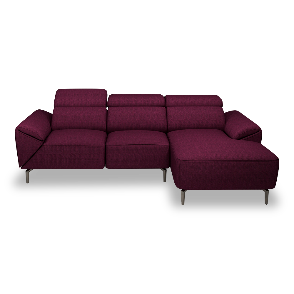 CITRON - Modular Fabric / Leather Sofa (L-shaped)
