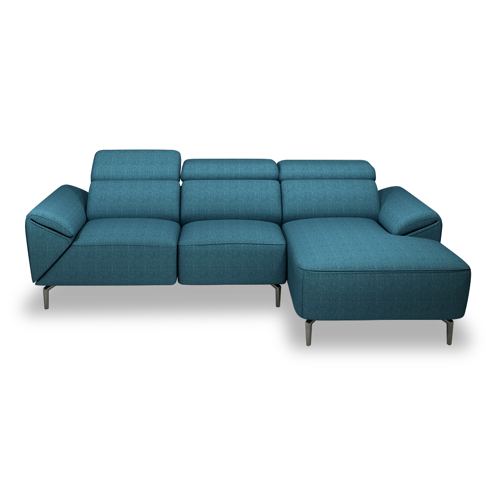 CITRON - Modular Fabric / Leather Sofa (L-shaped)