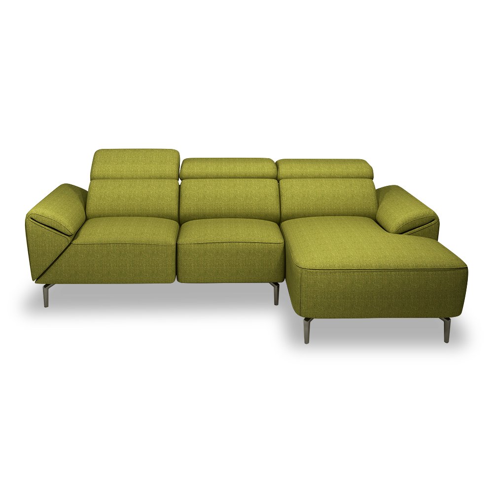 CITRON - Modular Fabric / Leather Sofa (L-shaped)