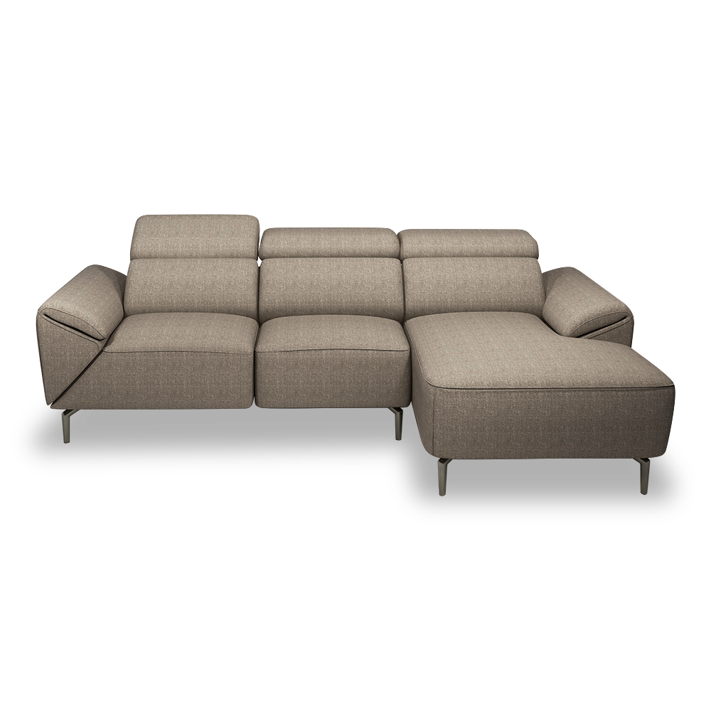 CITRON - Modular Fabric / Leather Sofa (L-shaped)